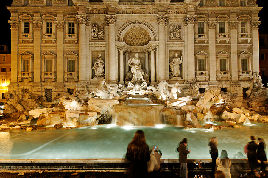 Fontána di Trevi, Řím, Itálie