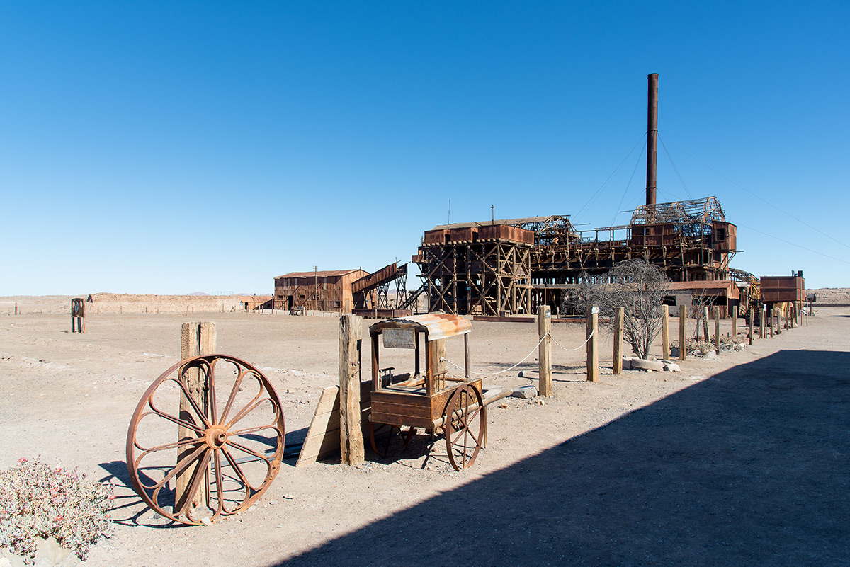 Humberstone, jedna z UNESCO památek v severním Chile